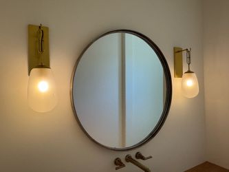 2 Hudson Valley lighting Bruckner sconces