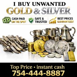 Top Dollar Paid for Silverware & Gold