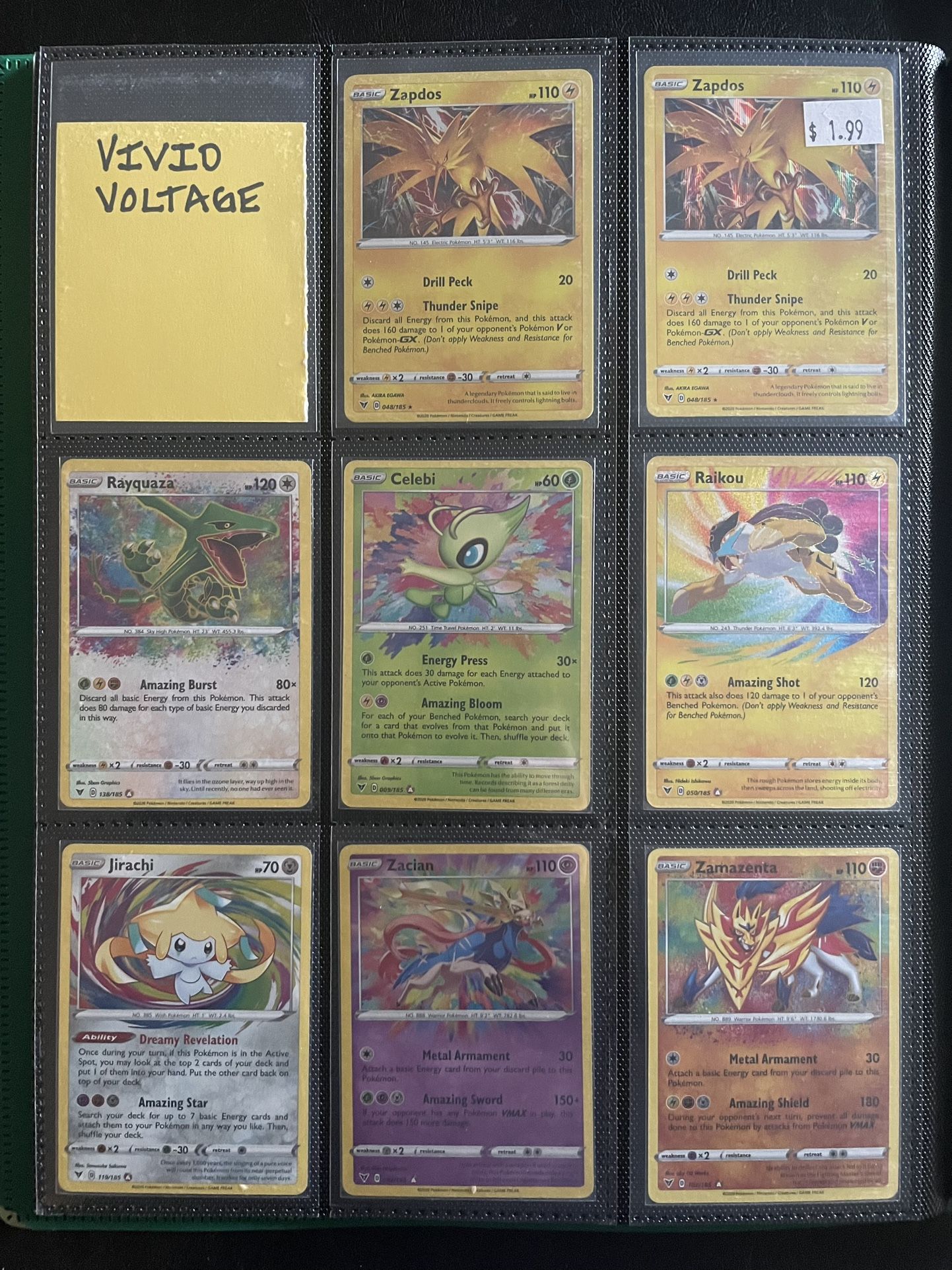 Pokemon TCG - Vivid Voltage Singles