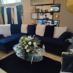 Navy Blue Couches 