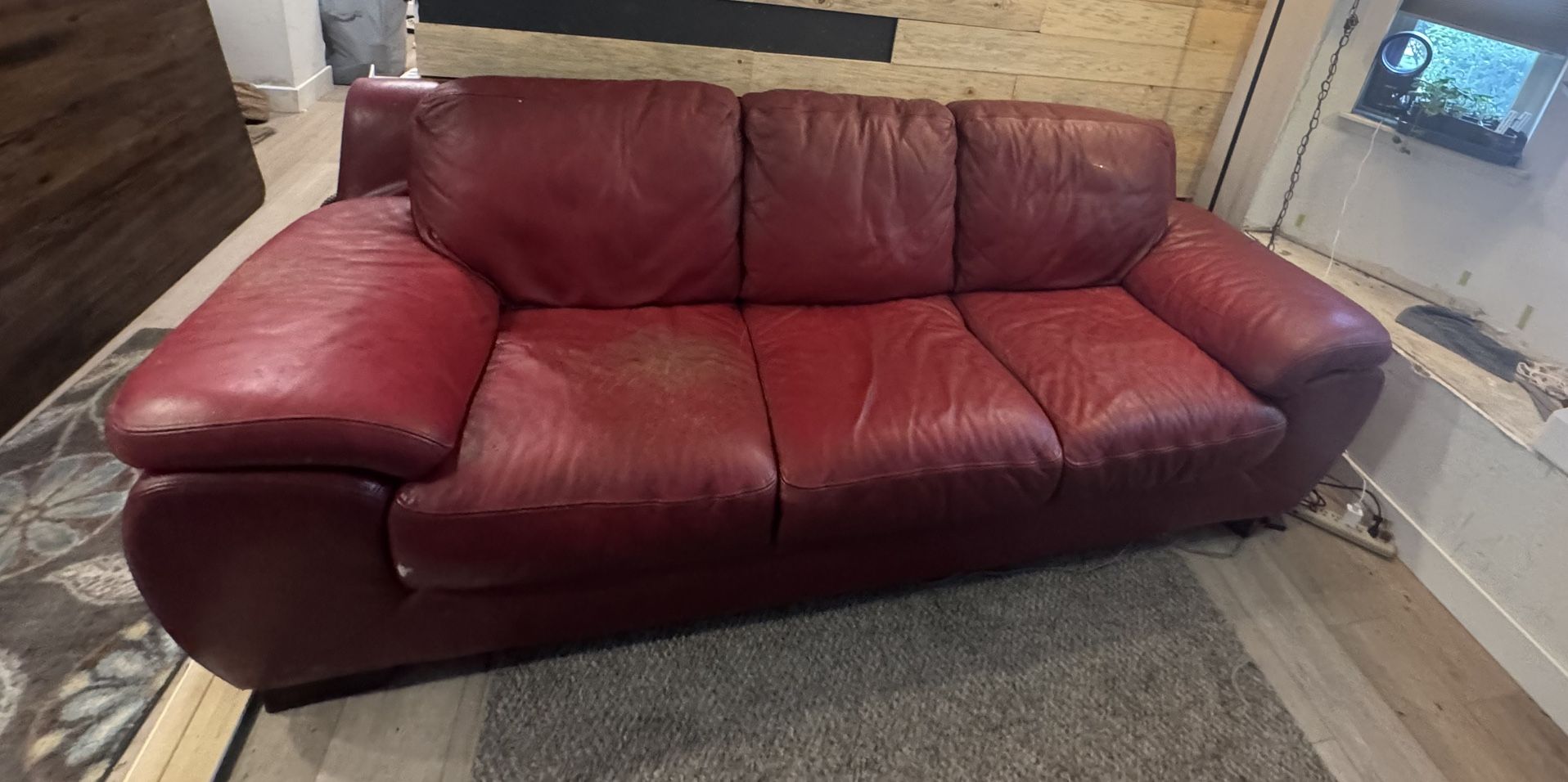 Full Grain Leather Couch $150 OBO