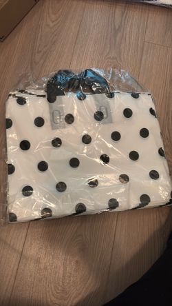 50 polka dot plastic bags
