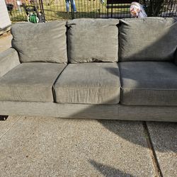 Make me a offer - Ashley Furniture - Charcoal Grey Couch -PICKUP ONLY