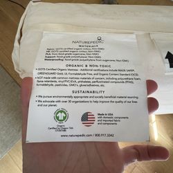 Naturpedic Breathable Organic 2-Stage Baby Crib Mattress