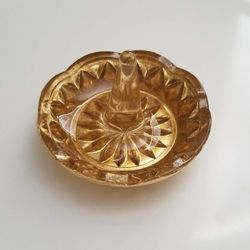 Glass Ring Holder Jewelry Dish