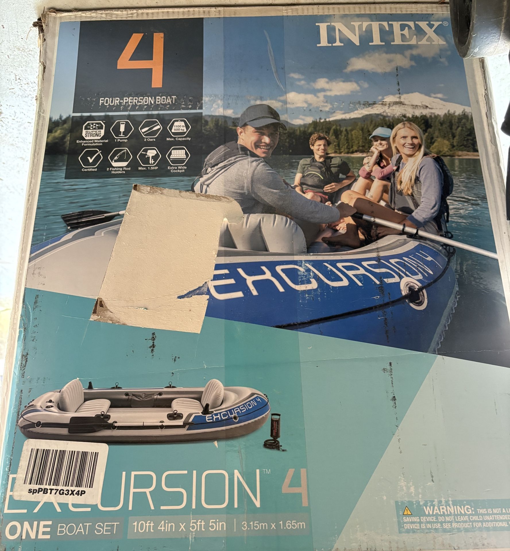 Intex Excursion 4 Person Boat