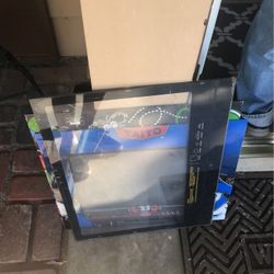 Old Vintage Original Asteroids Arcade Video Game Monitor Bezels