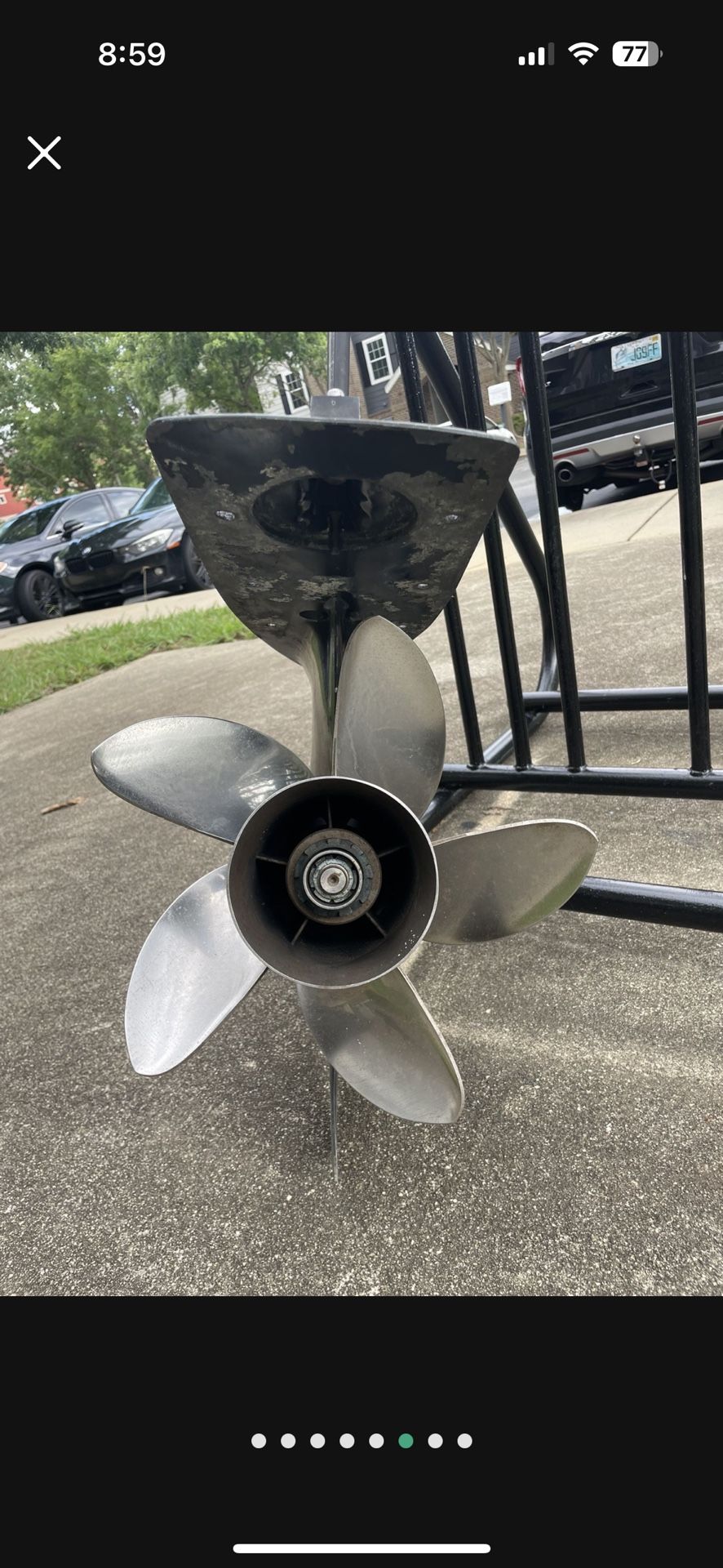Mercury HIGH FIVE High 5 Propeller Prop Stainless Steel