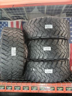 ✔️ Set of 4 Used Tires LT35X12.5R18 FALKEN WILDPEAK M/T 35X12.50R18 OFF-ROAD 35/12.50R18 