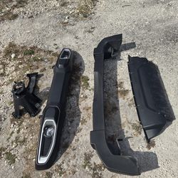 Jeep Jk Front Bumper, Rear Bumper, Tire Holder And Hitch