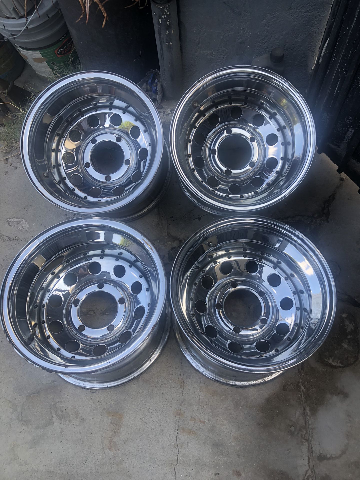 15x10 Cragar American Racing Wheels 5x5.5 Dodge Ram 1500 Ford F100 F150 Bronco