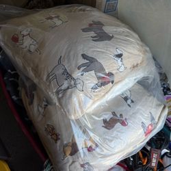 Dog Print pillows with Sherpa backing 2 piece