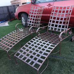 O W Lee Classic Long Chairs