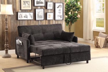 Brand New Charcoal Sleeper Sofa Bed