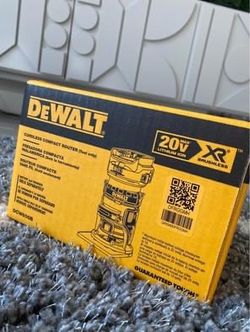 DEWALT XR 1/4-in Variable Speed Brushless Fixed Cordless Router. BRAND NEW