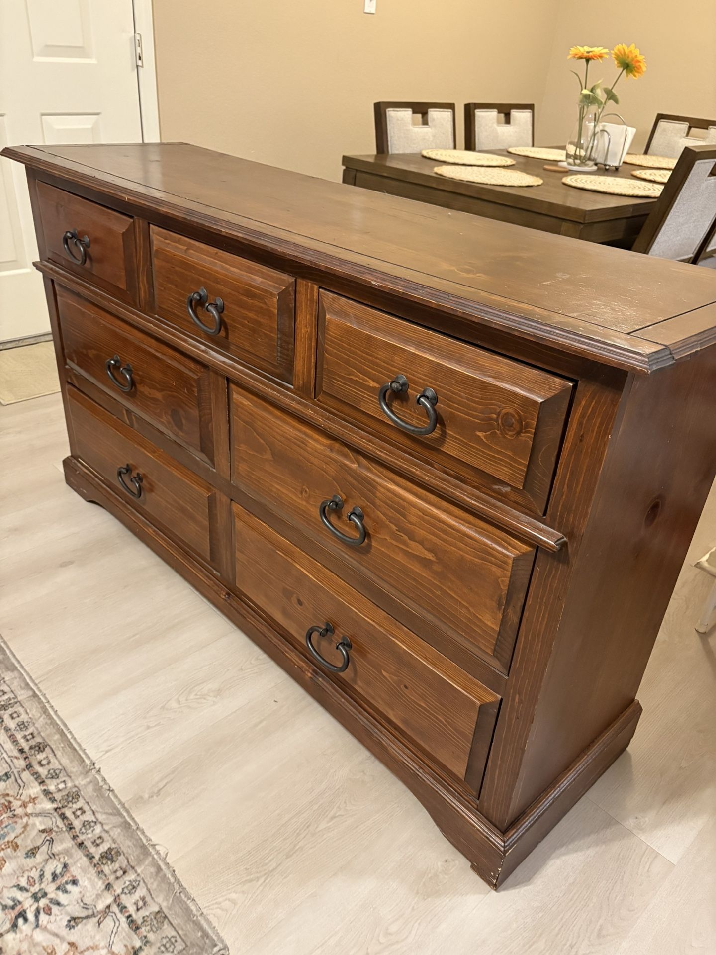 Wood dresser 