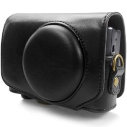 Camera Case for Canon PowerShot SX720 HS SX730 and SX740 HS - PU Leather PowerShot SX720/SX730/SX740 HS Protective Case