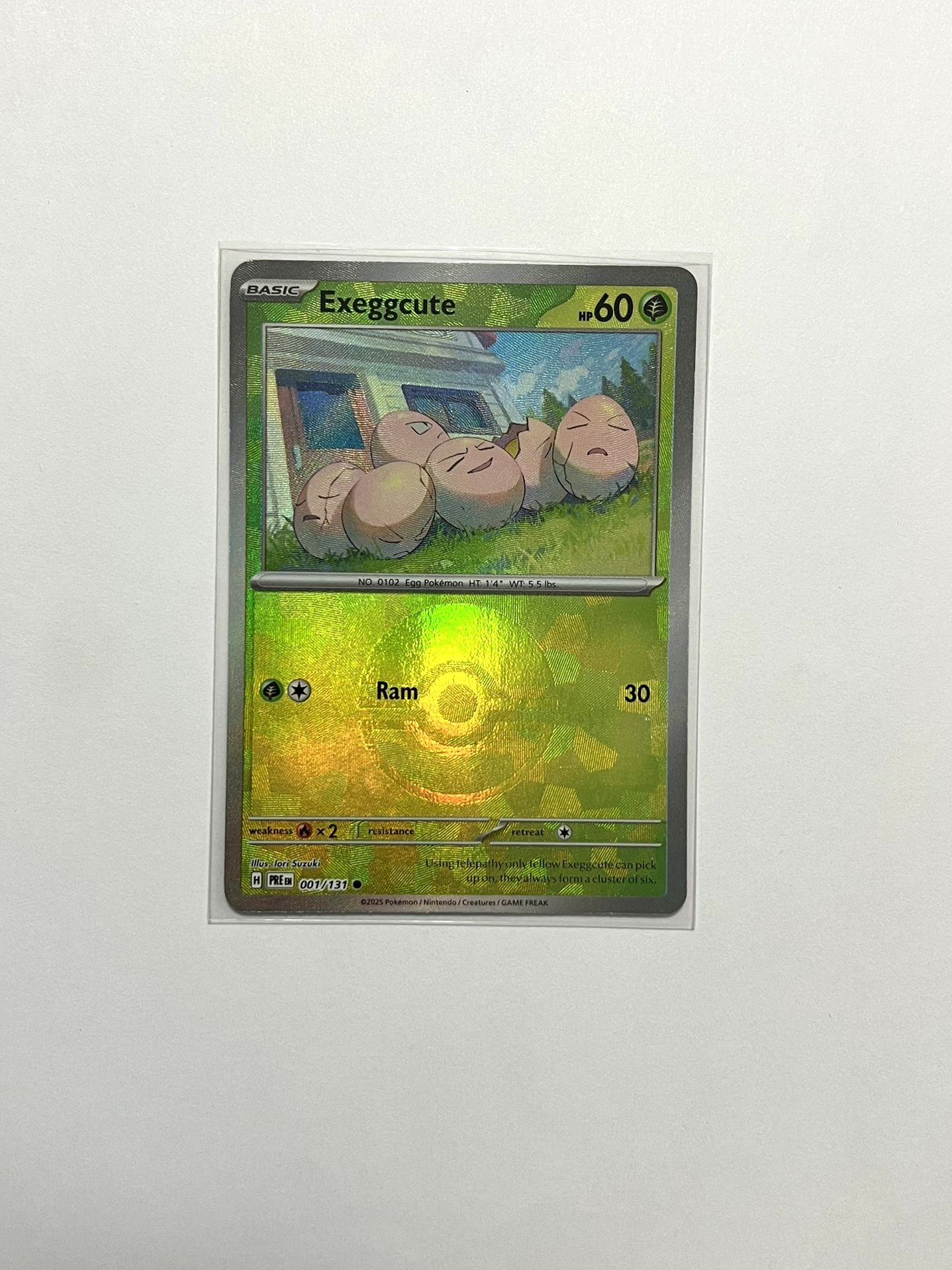 Exeggcute (Poke Ball Pattern) 001/131 Prismatic Evolutions Pokemon M NM