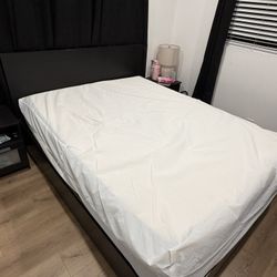 IKEA Malm Black Bed 