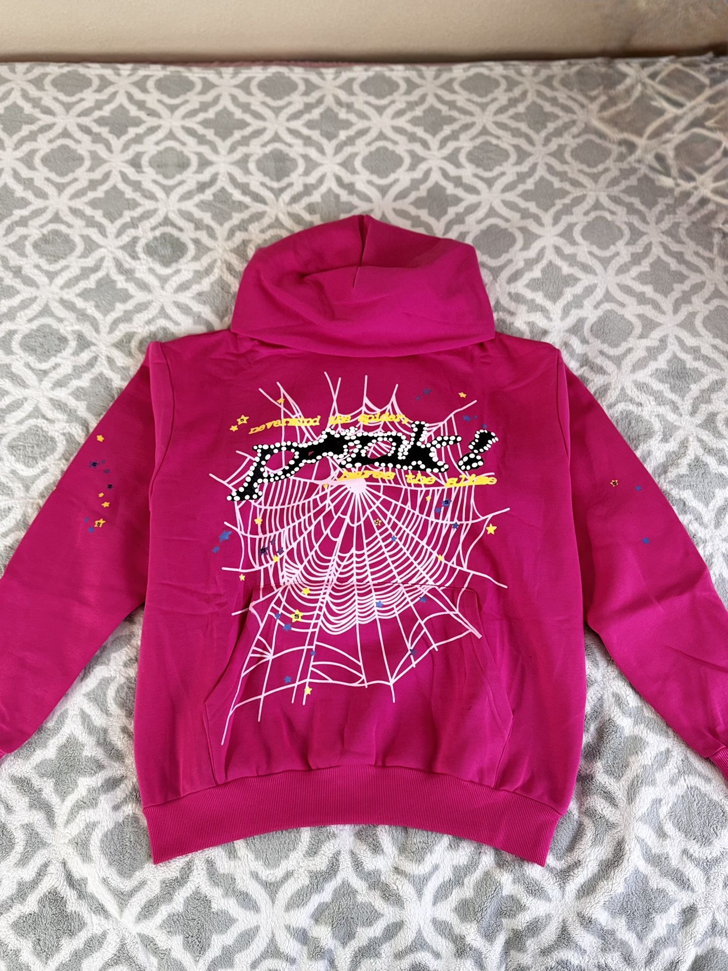 Sp5der Mens Hoodie Size M & S