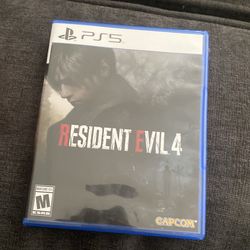 PS5 game resident evil four