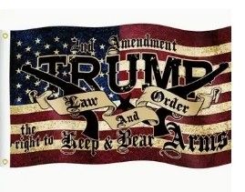 NEW: TRUMP FLAG. 3'x 5'