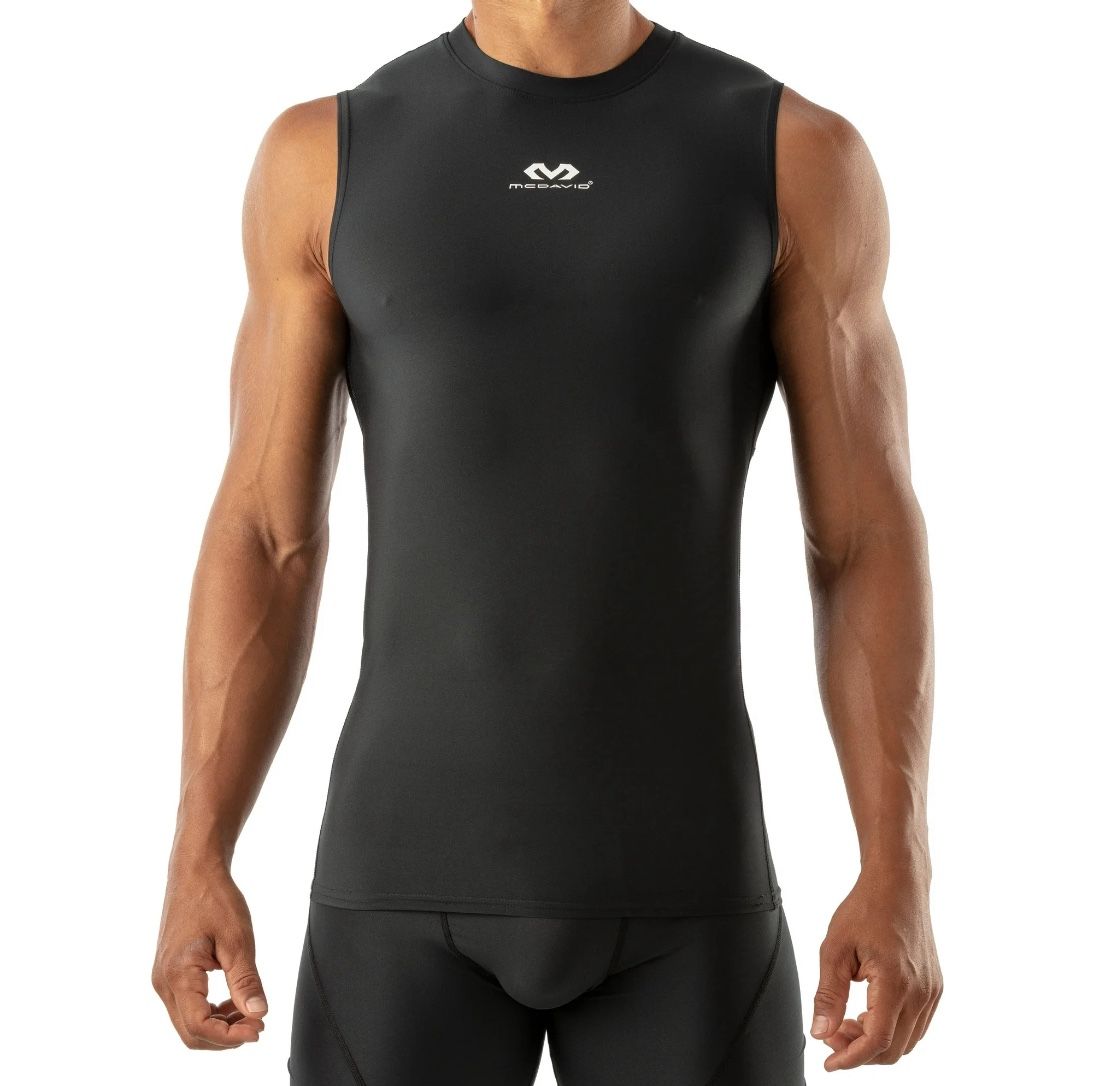🔥NEW🔥 McDavid Sport Compression Tank Shirt, Black, Adult Unisex, Size M & XL