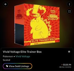 Pokémon Vivid Voltage Elite Trainer Box