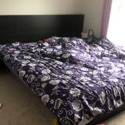 king Size Bed + Mattress 