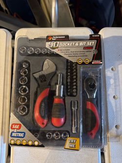 Performance Tool 50 Piece Socket & Bit Set