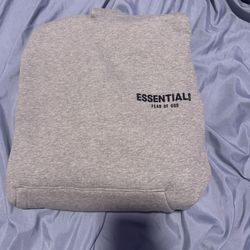 Dark Oat Essentials hoodie