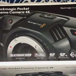BLACKMAGIC 4K WITH CHARGER 