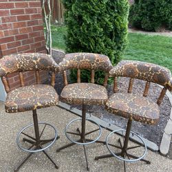 Vintage Cosco Bar Stools (3)