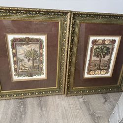 2 Vintage Wall Art