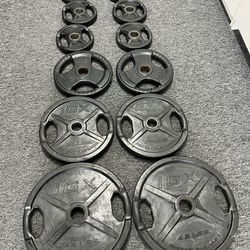 265 Lb Olympic Rubber  Weights
