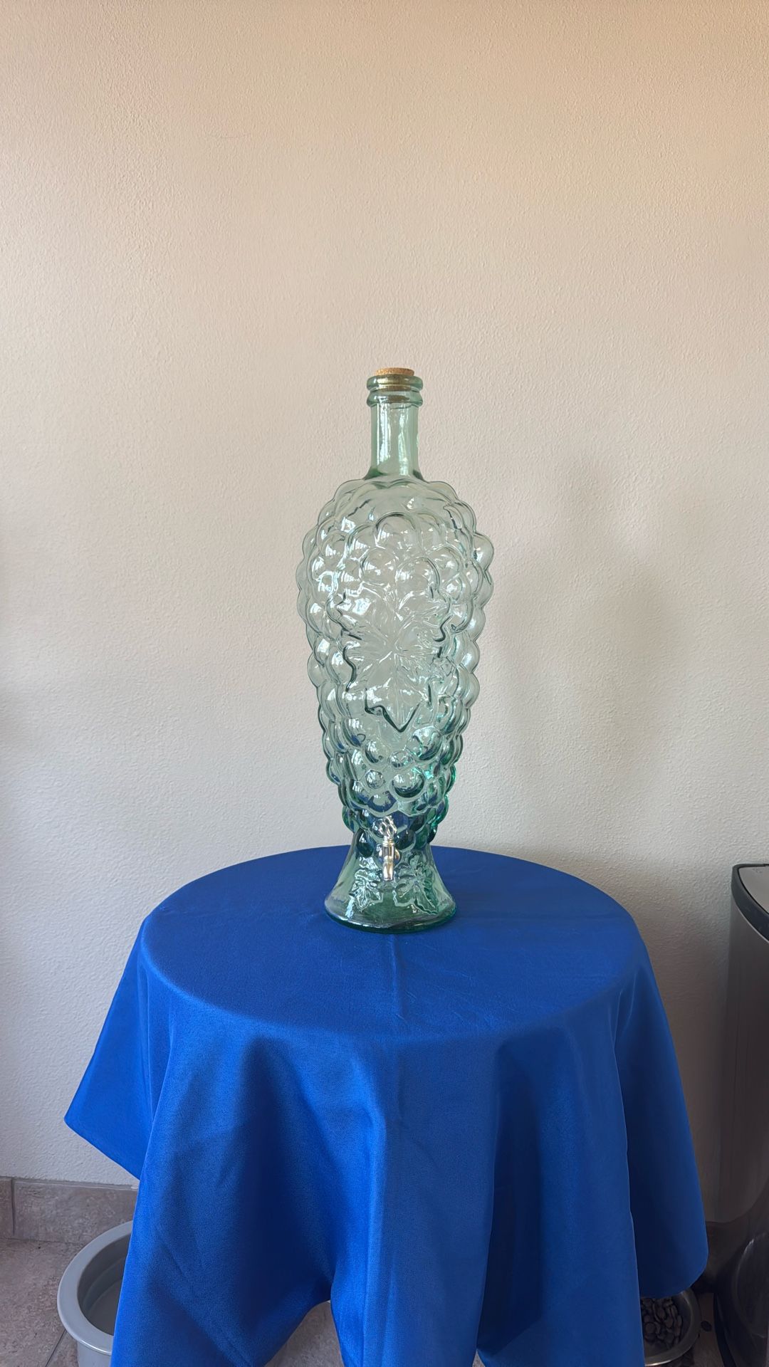 Green Glass Drink dispenser 