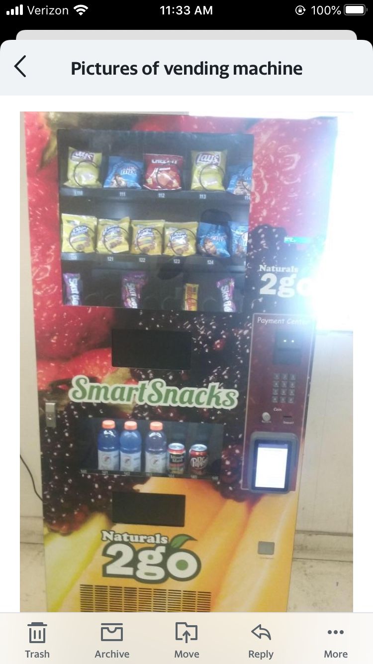 Natural 2 Go Vending Machine (used) for Sale in Charlotte, NC OfferUp