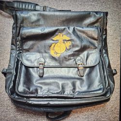USMC Dress Blues Travel Bag With EGA