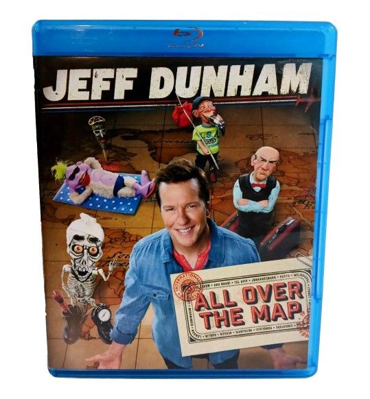 Jeff Dunham: All Over the Map (Blu-ray Disc, 2014) Like New Great Condition