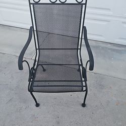 Iron Black Vintage Heavy Chair ANYWEIGHT 299  LIKE ROCKING CHAIR EXPENSIVE 