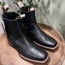 Black Leather Boots