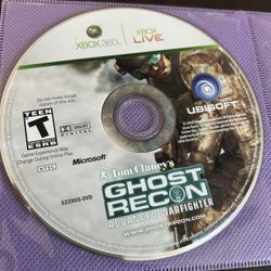 Tom Clancy Ghost Recon Microsoft Xbox 360 Video Game No 