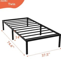 Twin Bed Frames 14 inch 