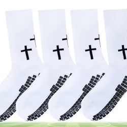 Grip Socks With Cross 
