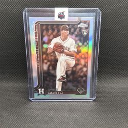 2025 Topps Chrome Ryan Gusto Sepia Refractor #USC107 Houston Astros