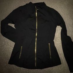 Black lululemon Define Jacket Gold Zipper