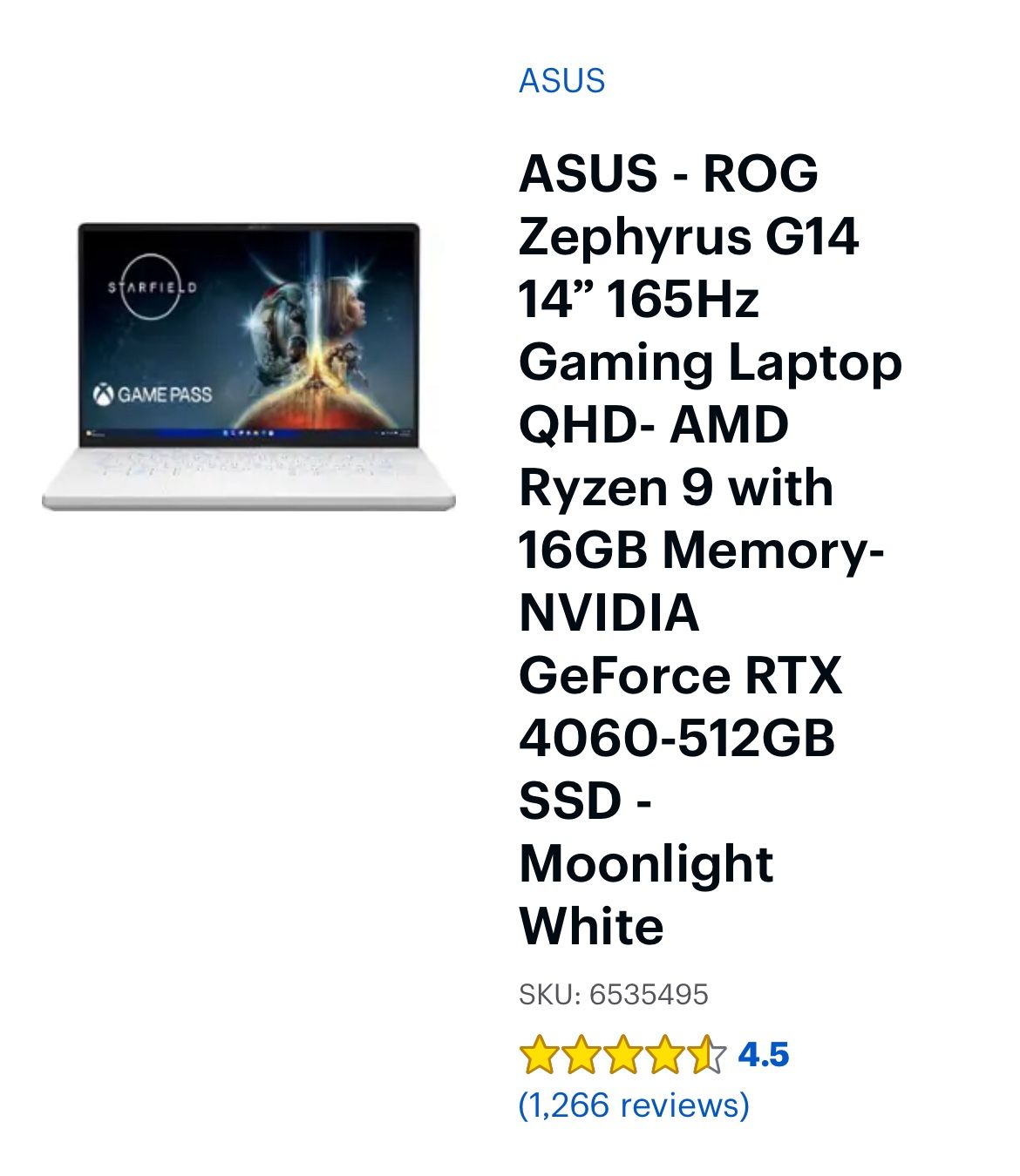 Asus G14 ZEPHYRUS