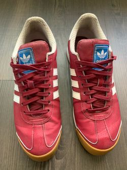Adidas Samoa Red/White Gum Sole Sneakers – Men’s – Great Condition shoes size 10