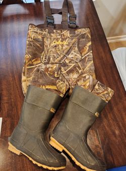 Cabela's Youth Size 4 Neoprene Chest Waders