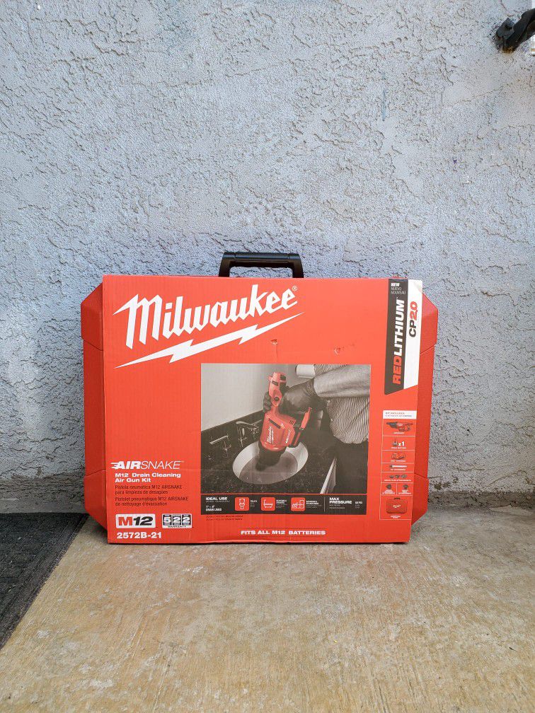 Milwaukee Drain Cleaning Air Gun Kit M12 